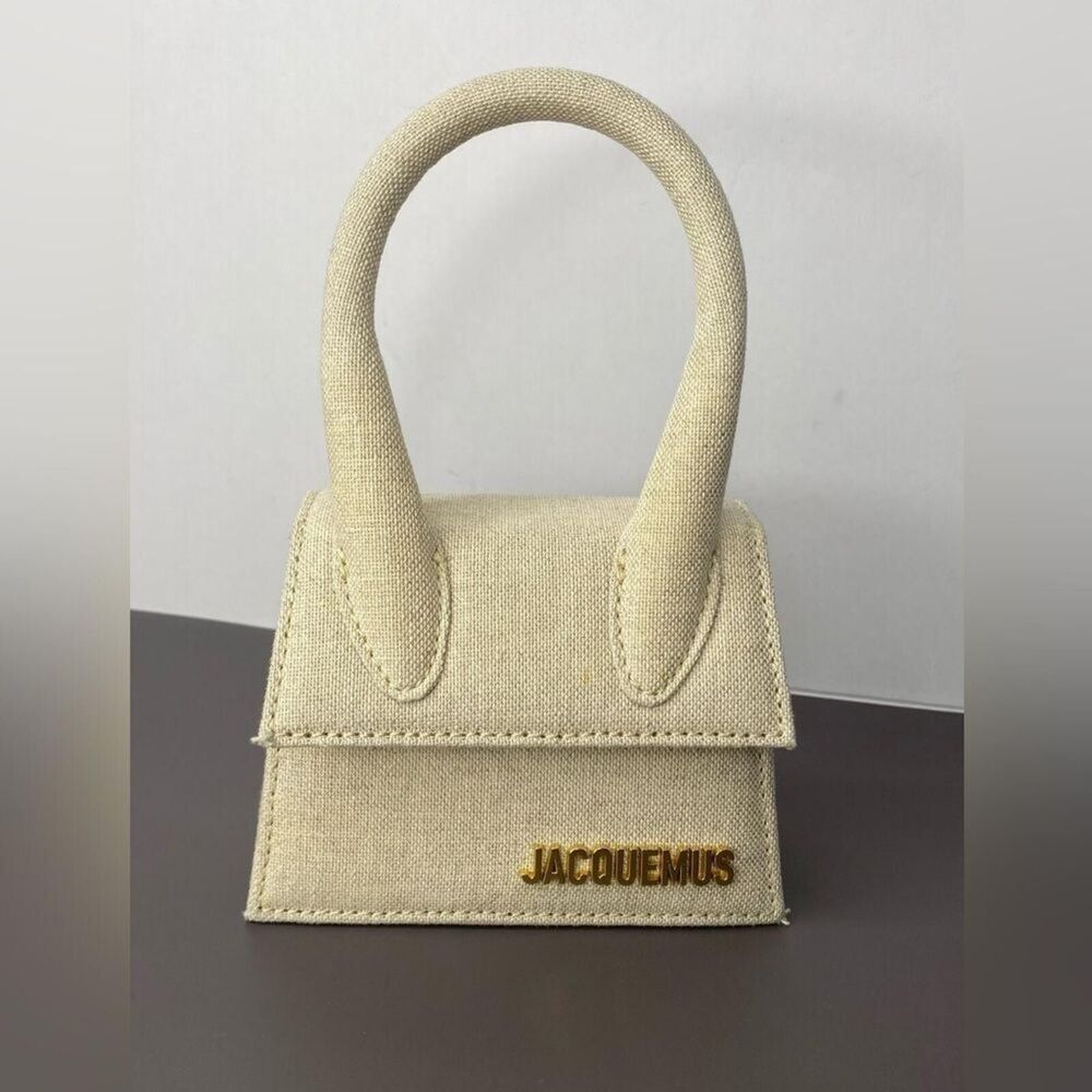 Jacquemus Le Chiquito MINI Crossbody Bag in Linen. It’s Gorgeous.
